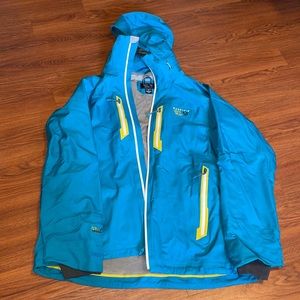 Mens mountain hardwear shell jacket